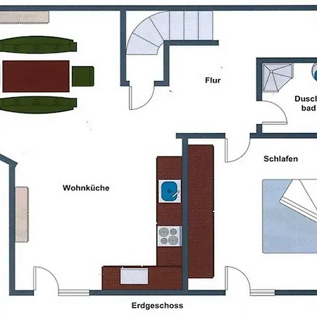 Doppelhaushaelfte Strandhus * Sankt Peter-Ording